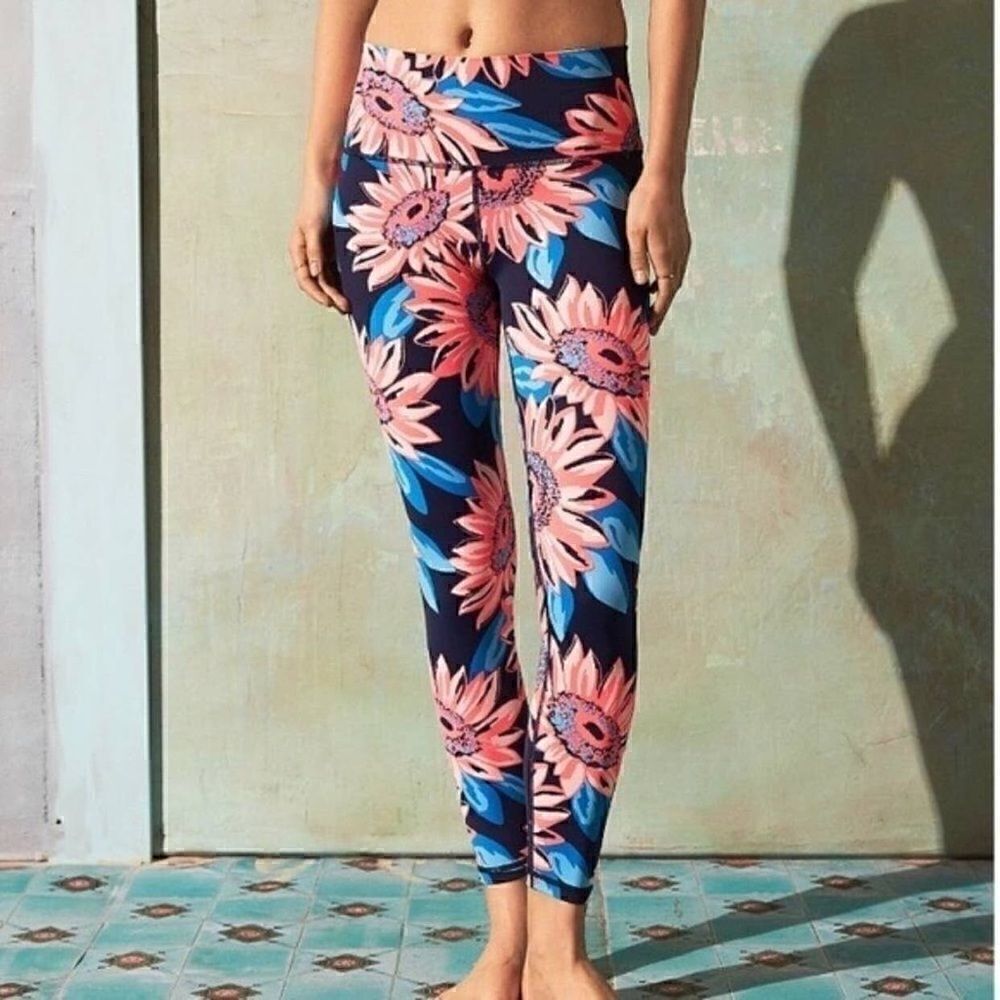 Womens Floral Aerie Leggings 